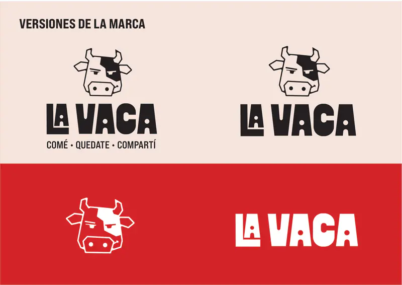 La Vaca — Versiones de la marca