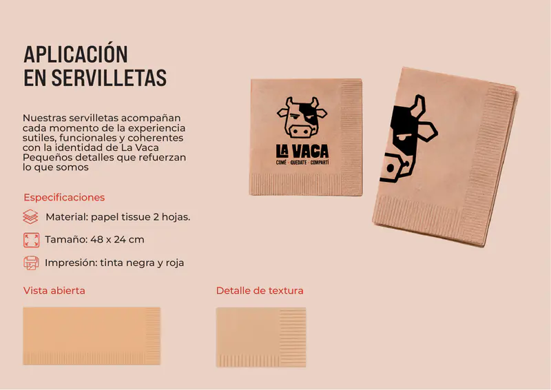 La Vaca — Servilletas