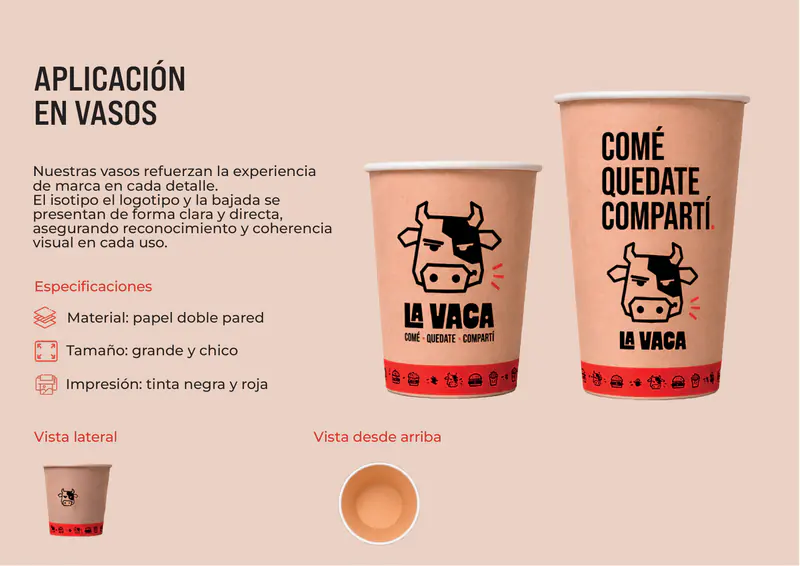 La Vaca — Vasos
